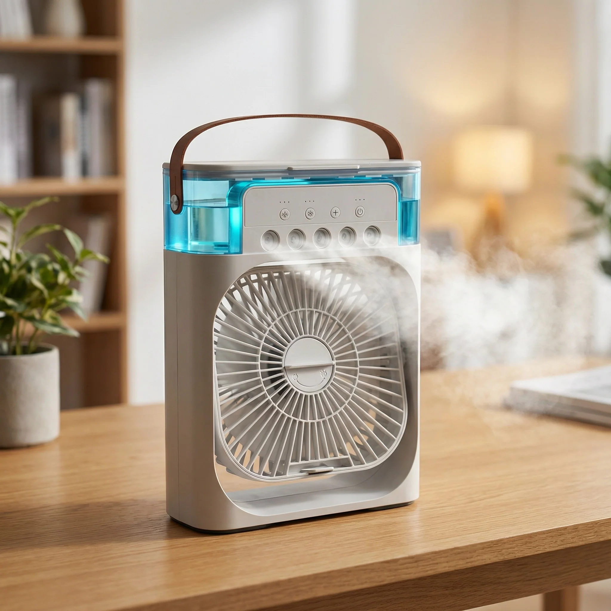 AirFlow Rafraîchisseur d’Air Portable | Mini Climatiseur Silencieux USB | Ventilateur Humidificateur 3 en 1 Compact - Image 4