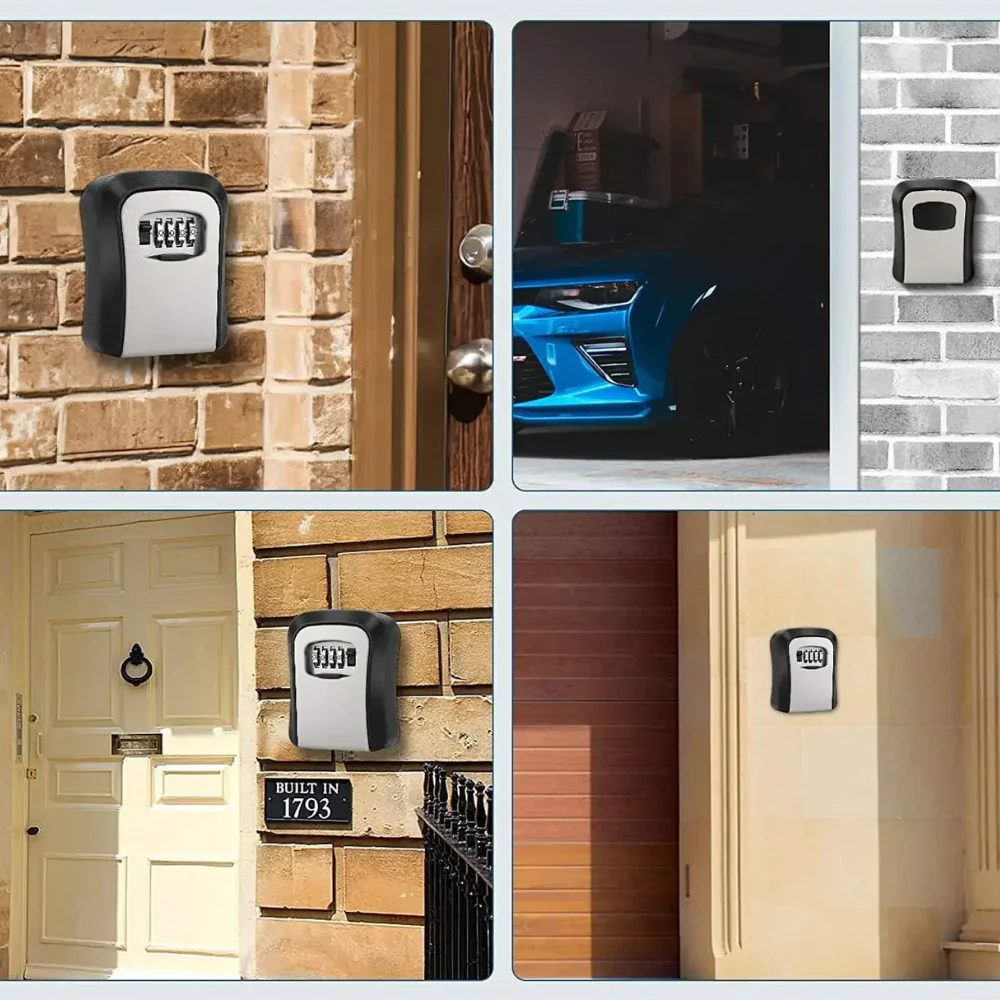 AirLock’PRO – Boîte à clés murale extérieure sécurisée avec code à 4 chiffres - Image 3