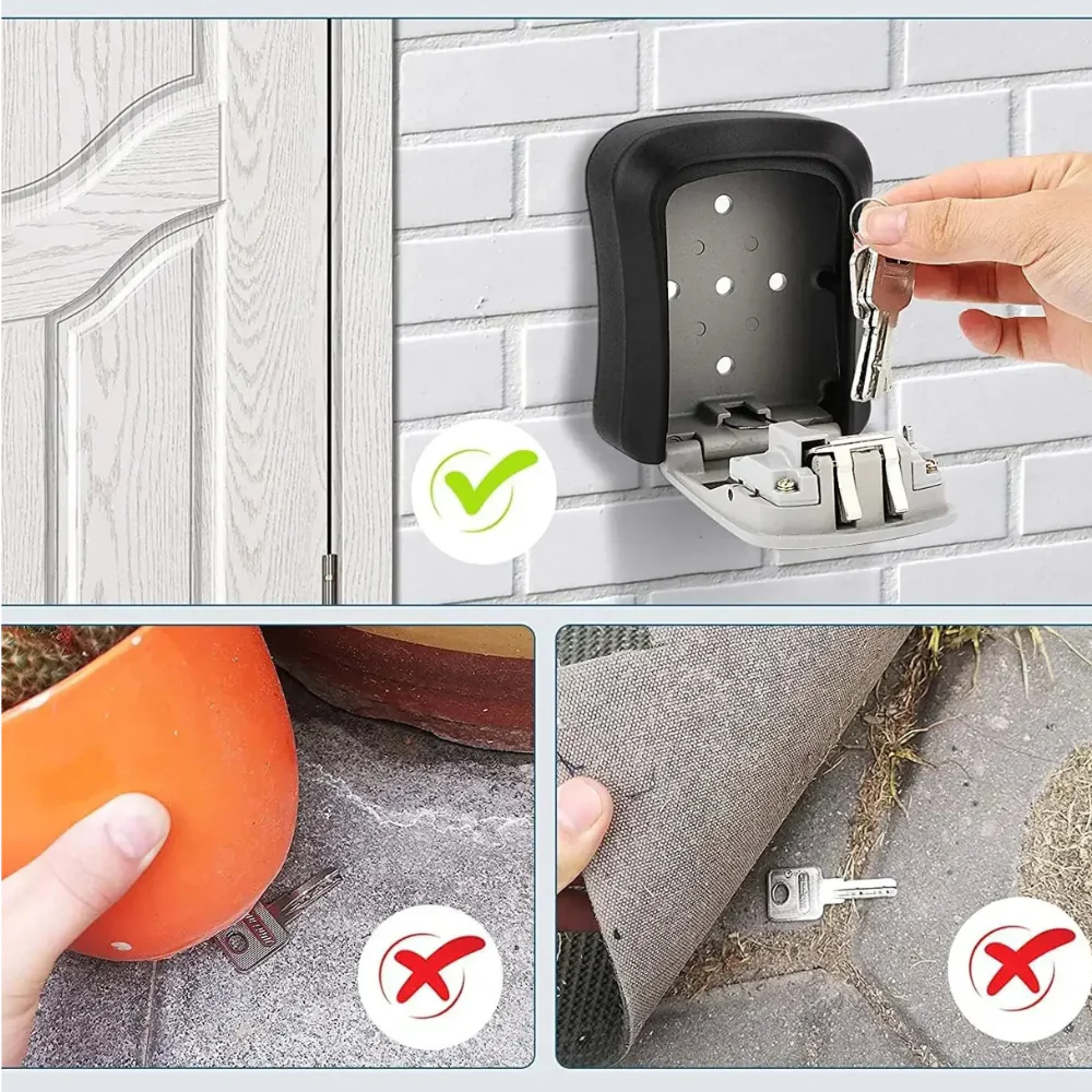 AirLock’PRO – Boîte à clés murale extérieure sécurisée avec code à 4 chiffres - Image 5