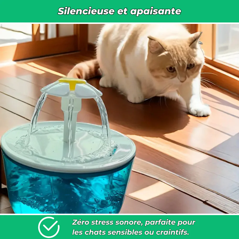 Fontaine à eau filtrante AquaChat pour chats – Hydratation saine et continue - Image 4