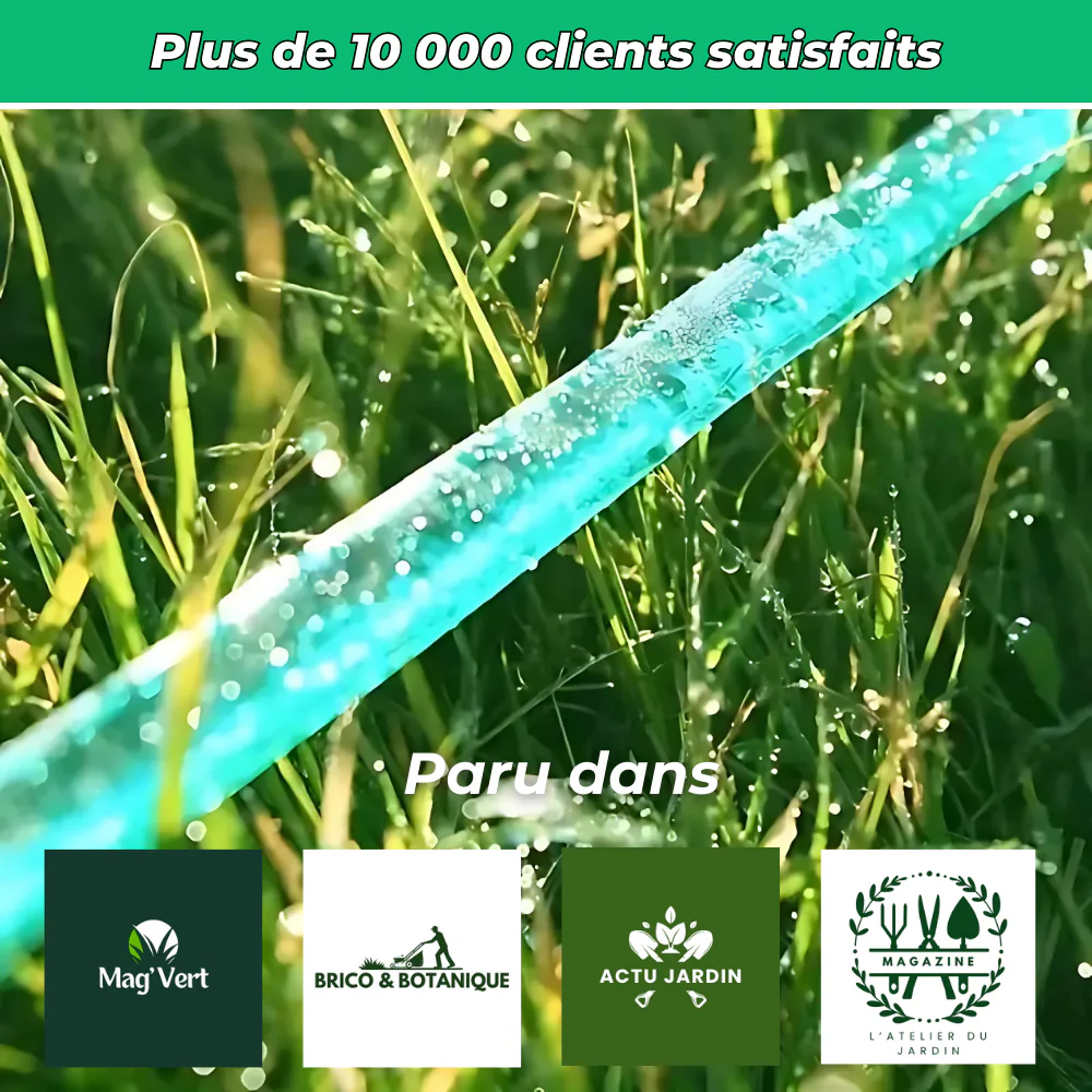 AquaJet – Tuyau d’arrosage au sol à jets d’eau pour jardin - Image 6