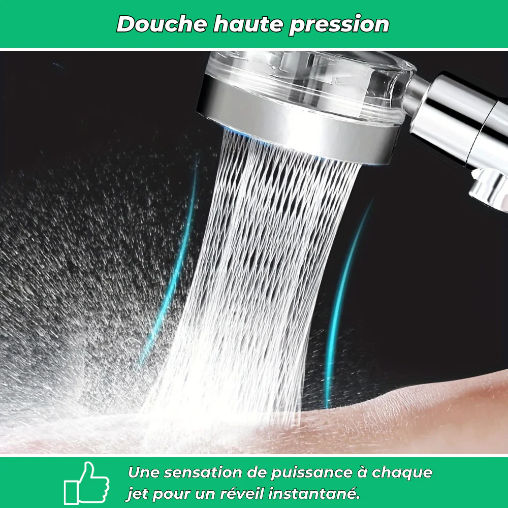 AquaPure - Pommeau de Douche à pression réglable avec 5 filtres inclus - Image 5