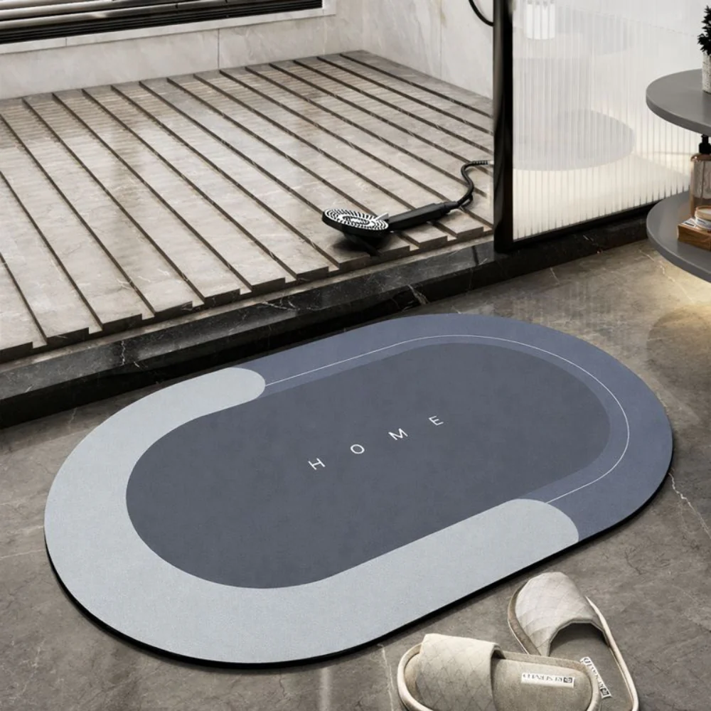 AquaSoft | Tapis de bain ultra-absorbant séchage rapide antidérapant | 40x60 cm - Image 6