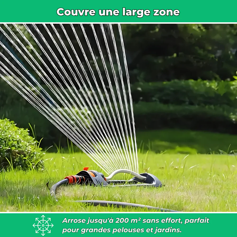 AquaSwing – Arroseur oscillant automatique à 19 jets - Image 3