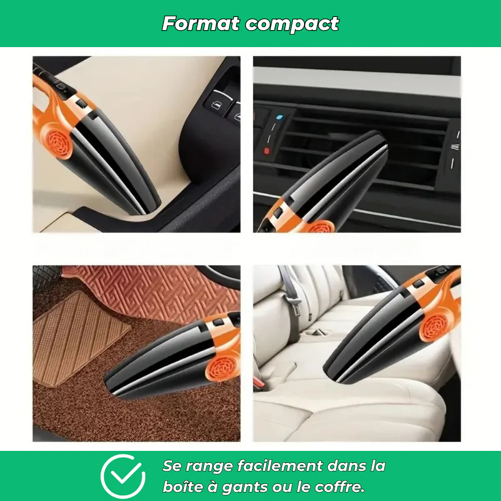Aspirateur auto compact double usage - Image 4