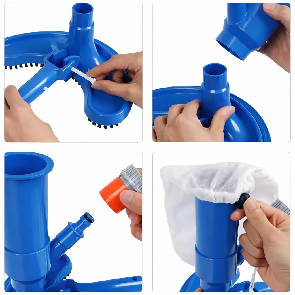 Aspirateur de Piscine Portable | Outil de nettoyage portable pour piscine efficace fond et parois - Image 3