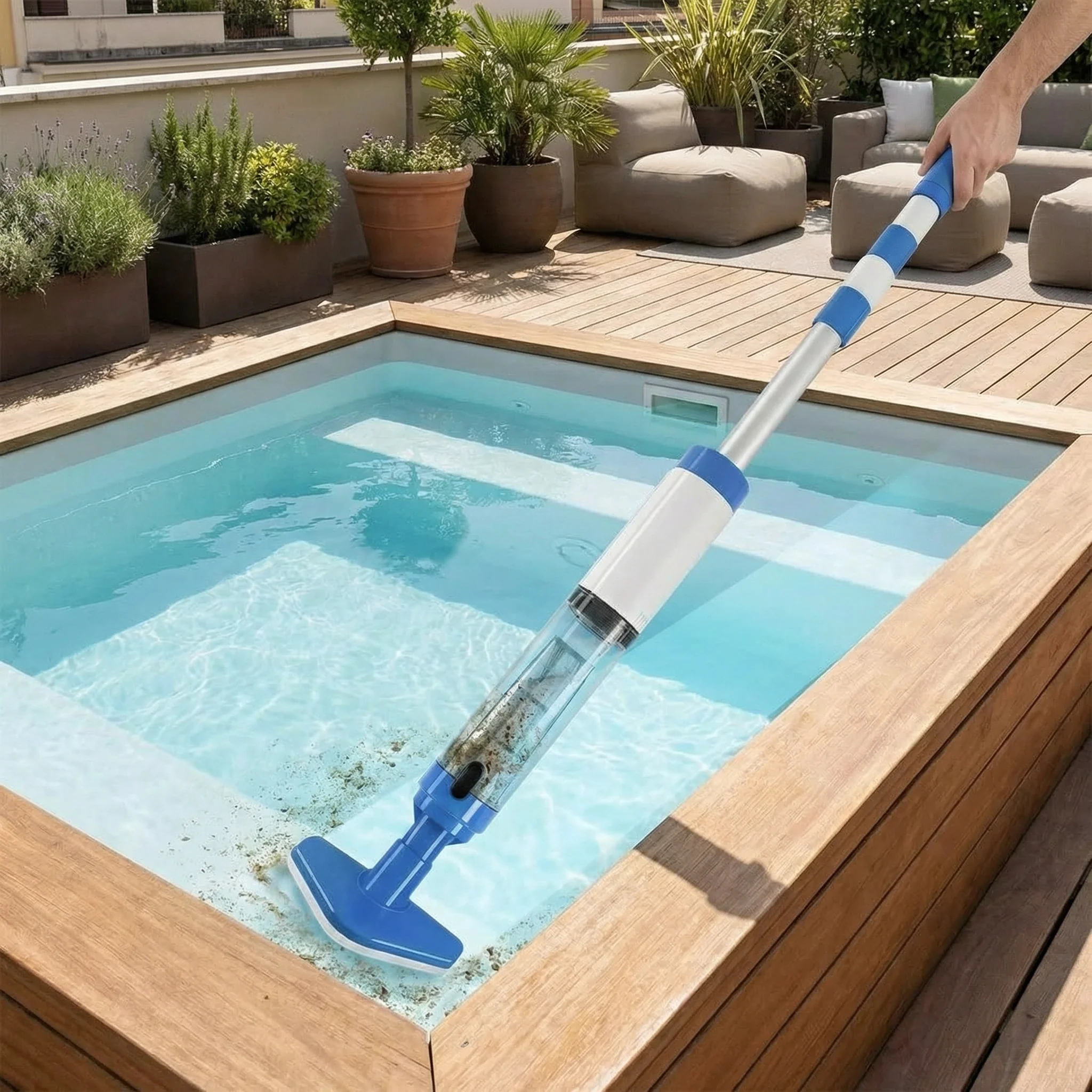 AquaClean | Aspirateur Piscine 3 en 1 Sans Fil | Nettoyage Facile et Rapide - Image 3