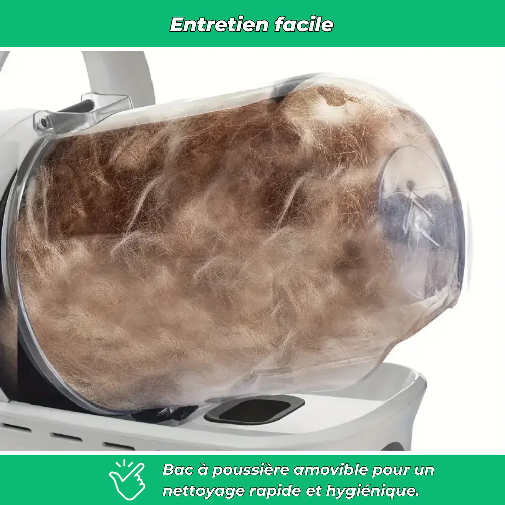 Aspirateur portable anti-poils – Élimine poils de chiens et chats sur tissus et meubles - Image 5
