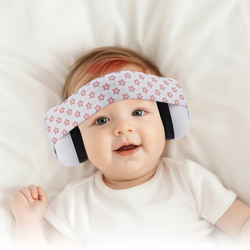 Baby Zen™ | Casque anti-bruit pour bébé | Protection auditive nourrisson | Bandeau élastique | Sommeil et voyage avion - Image 2