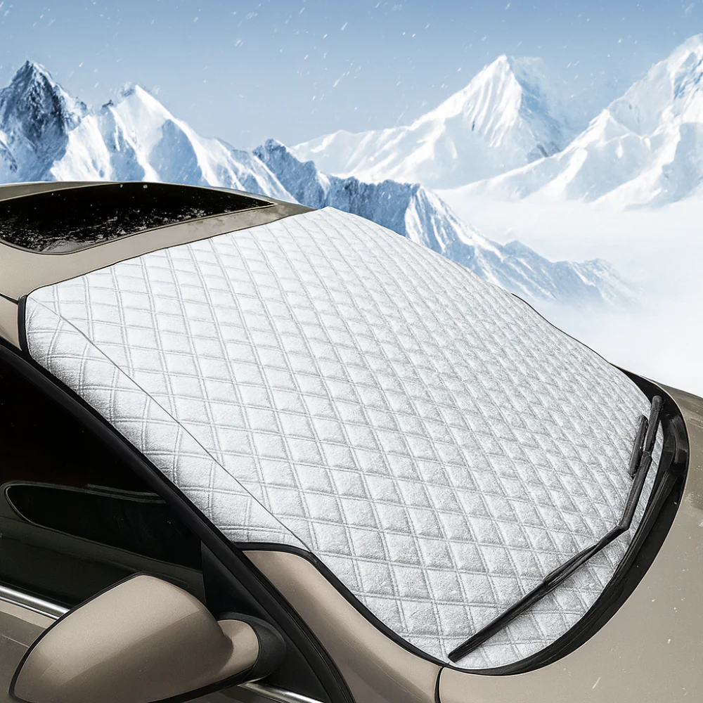 Bâche voiture pare-brise universelle anti-neige anti-givre et anti-grêle
