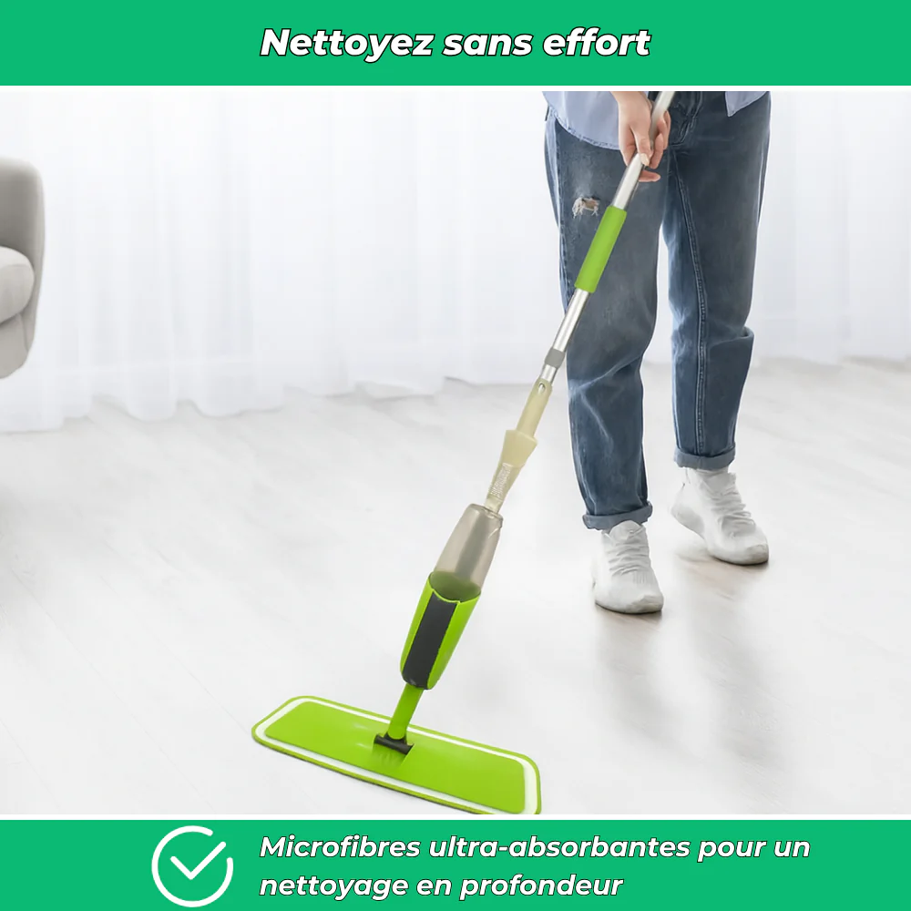 CleanMax | Balai serpillière vaporisateur microfibre - Image 3