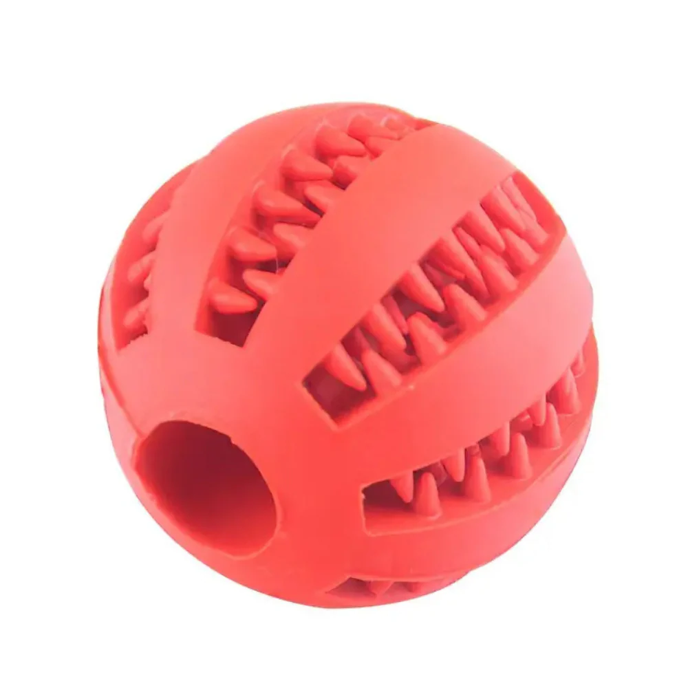 Balle en caoutchouc solide pour chien – Jouet à mâcher et nettoyage dentaire - Image 7