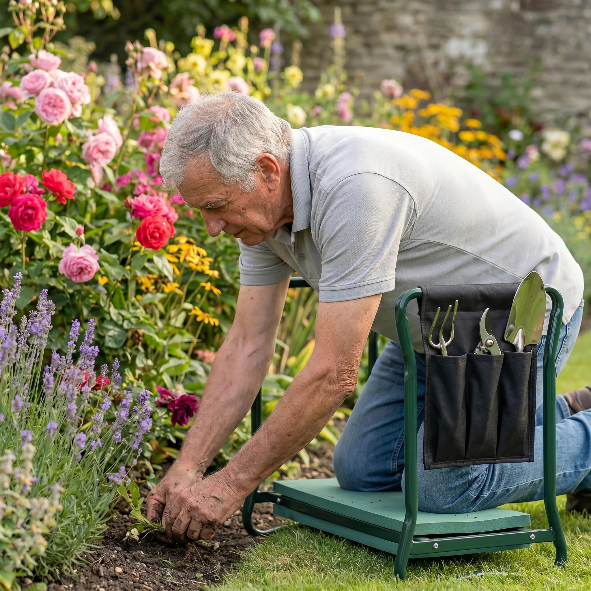 JardiComfort™ | Banc de Jardinage | Travaillez Sans Douleur et Profitez Sans Effort - Image 3