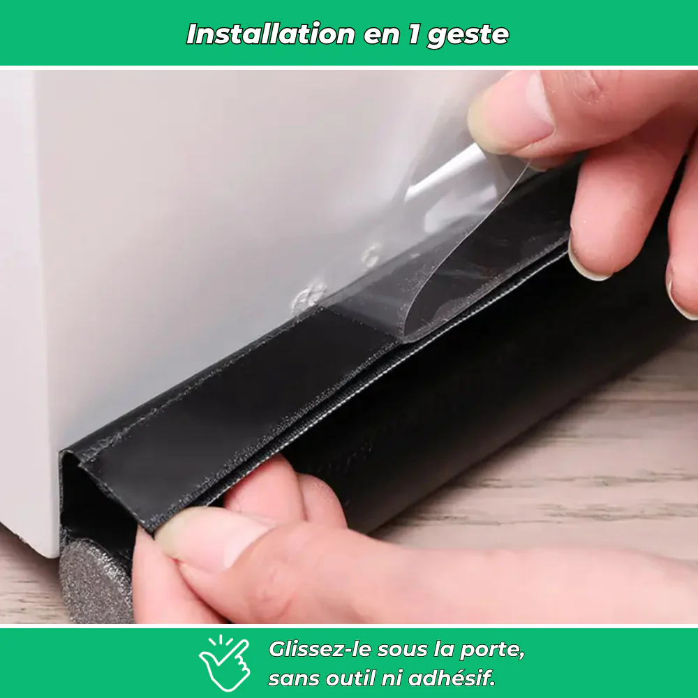 Bande isolante anti-froid pour bas de porte - Image 4