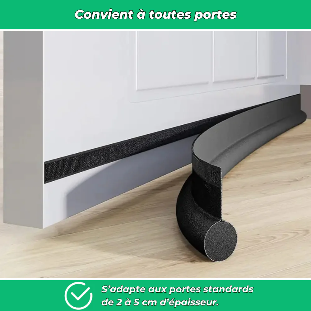 Bande isolante anti-froid pour bas de porte - Image 5