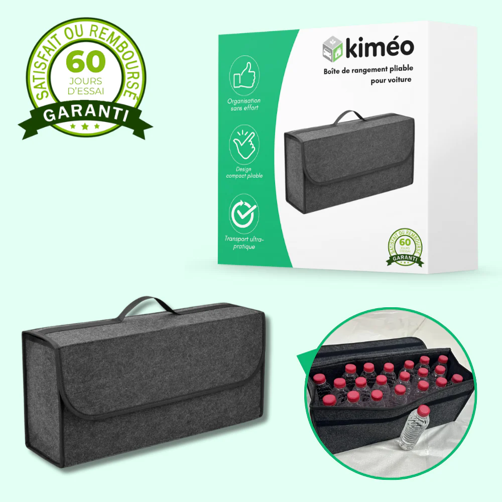Boîte de rangement pliable pour voiture - Image 2