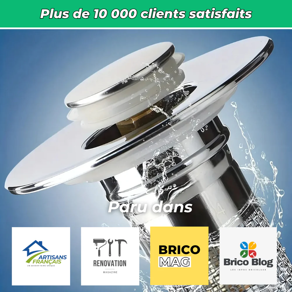Bouchon de lavabo avec panier filtre - Image 6
