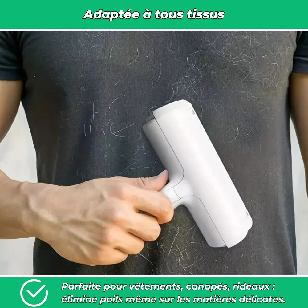 Brosse anti-poils réutilisable – Élimine poils de chiens et chats sur vêtements et meubles - Image 5