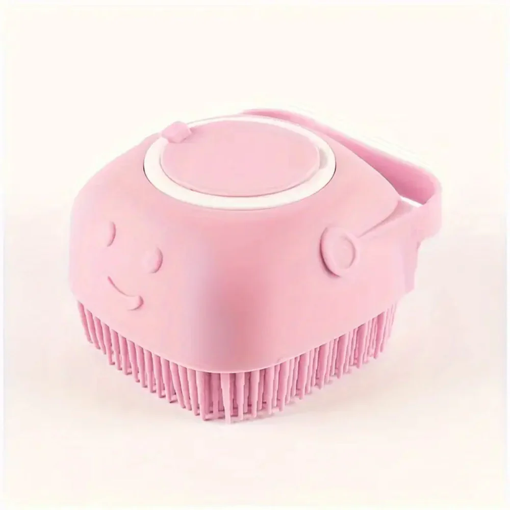 Brosse de bain en silicone pour chien et chat – Nettoyage doux et massage - Image 7