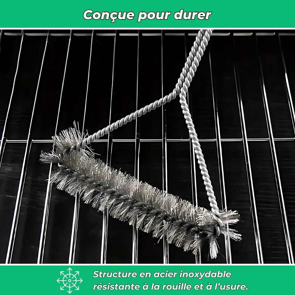 Brosse de nettoyage barbecue en acier inoxydable - Image 4