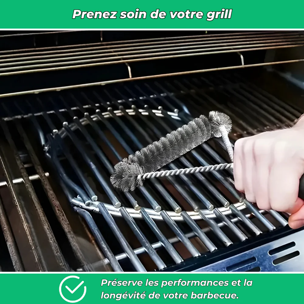 Brosse de nettoyage barbecue en acier inoxydable - Image 5