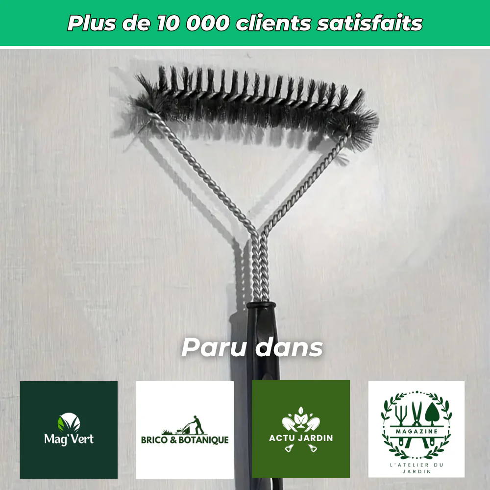 Brosse de nettoyage barbecue en acier inoxydable - Image 6