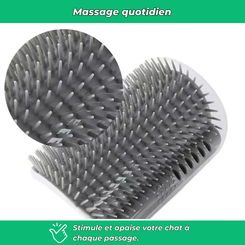 Brosse murale massante pour chat – Auto-toilettage et élimination des poils - Image 5
