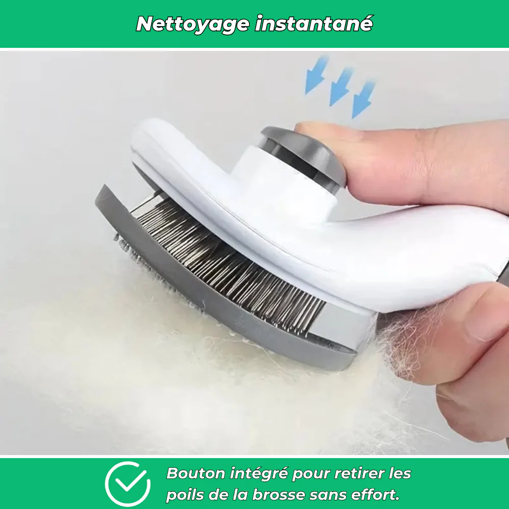 Brosse de toilettage pour chiens et chats – Anti-poils et facile à nettoyer - Image 4