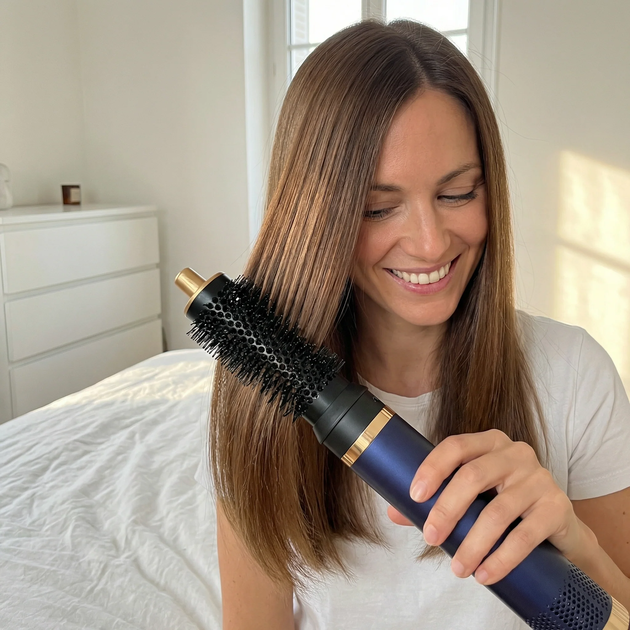 Brosse Soufflante 5-en-1 pour Cheveux | Coiffure Rapide, Lissage & Boucles 1000W - Image 2