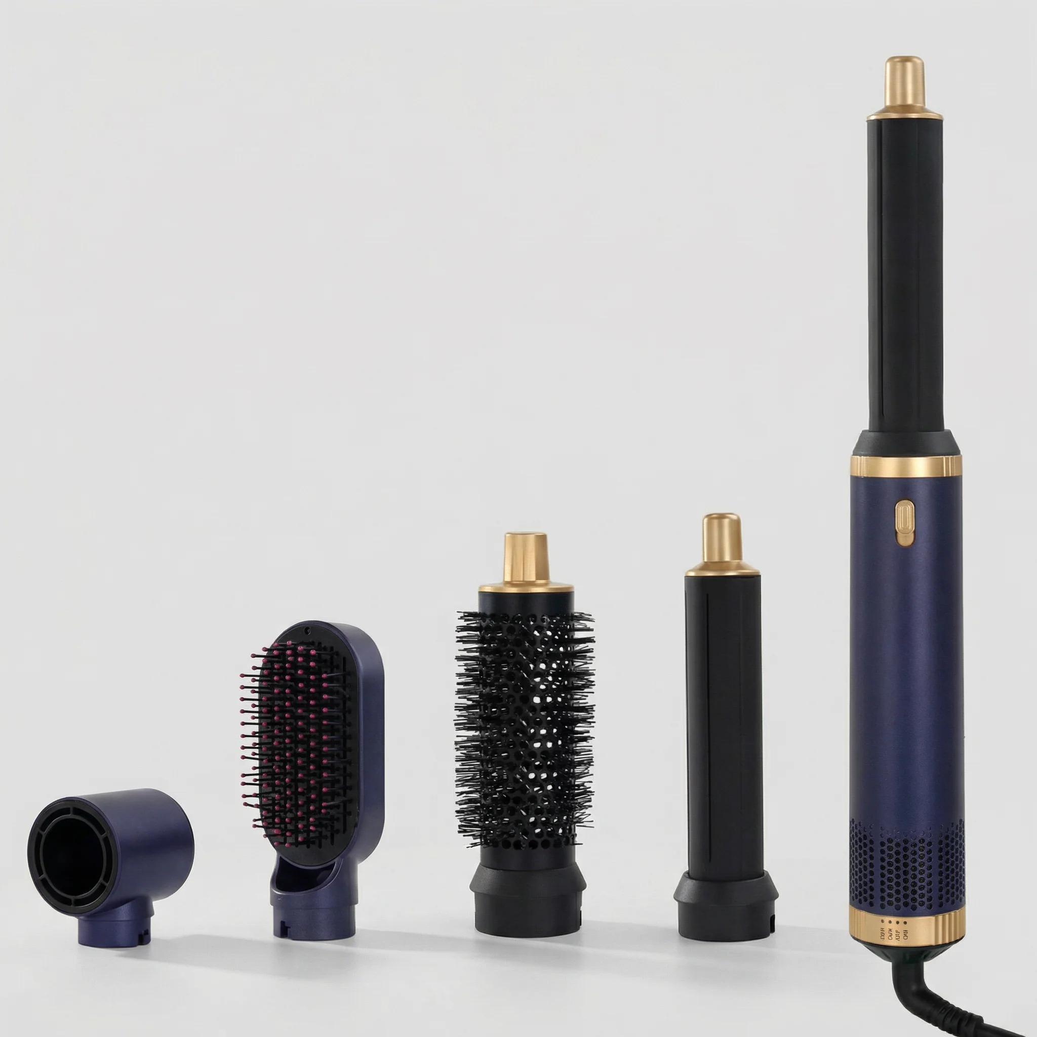 Brosse Soufflante 5-en-1 pour Cheveux | Coiffure Rapide, Lissage & Boucles 1000W - Image 4