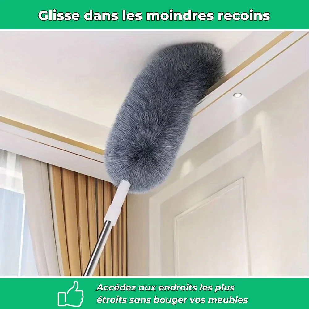 Brosse télescopique pour dépoussiérage en hauteur - Image 3