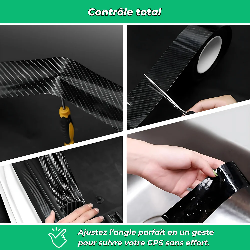 CarbonGrip PRO – Film protecteur effet carbone 3D pour portières et carrosserie - Image 4