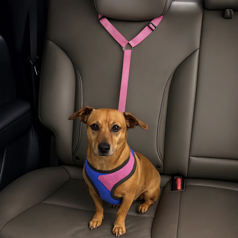 Ceinture de sécurité auto pour chien – Laisse ajustable robuste - Image 7