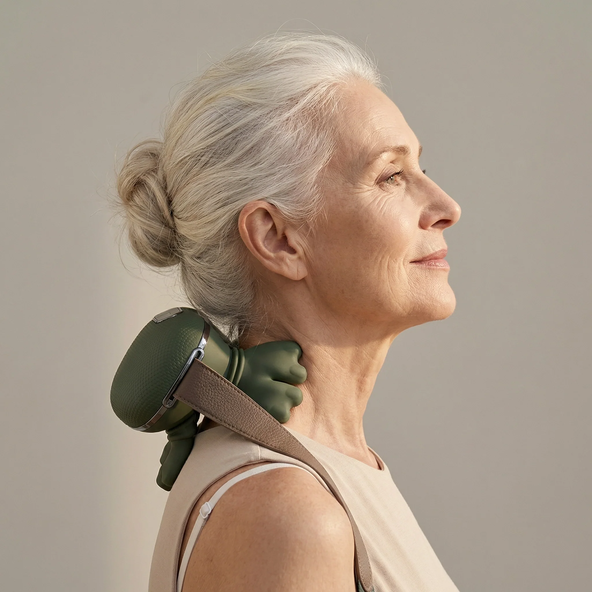 CerviRelax | Masseur Cervical Électrique | Soulage Douleurs Cou & Dos | Massage Relaxant Rechargeable - Image 4