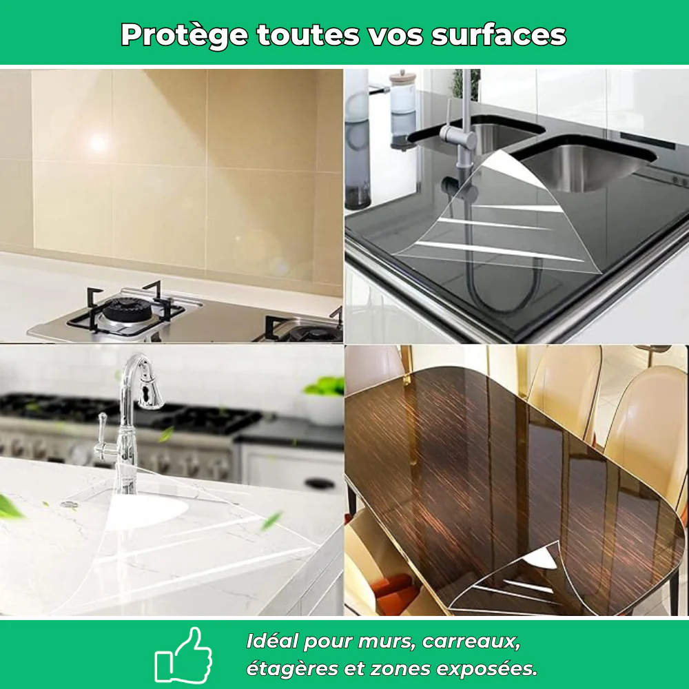 ClariFilm – Protection murale transparente et réutilisable - Image 3