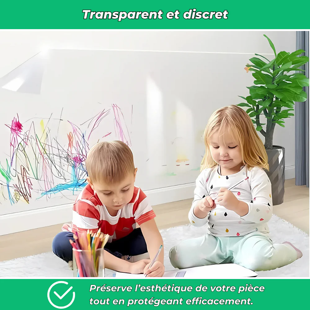 ClariFilm – Protection murale transparente et réutilisable - Image 4
