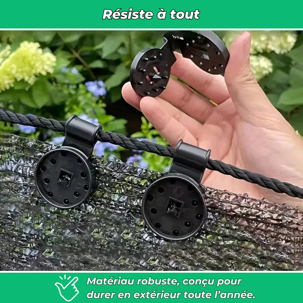 ClipFix – Lot de 50 pinces robustes pour bâches et filets d’ombrage - Image 4