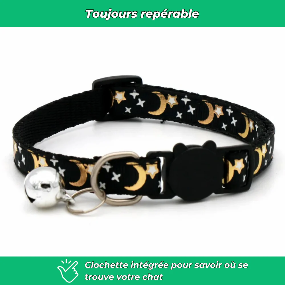Collier réglable de sécurité pour chat – Avec clochette amovible - Image 5