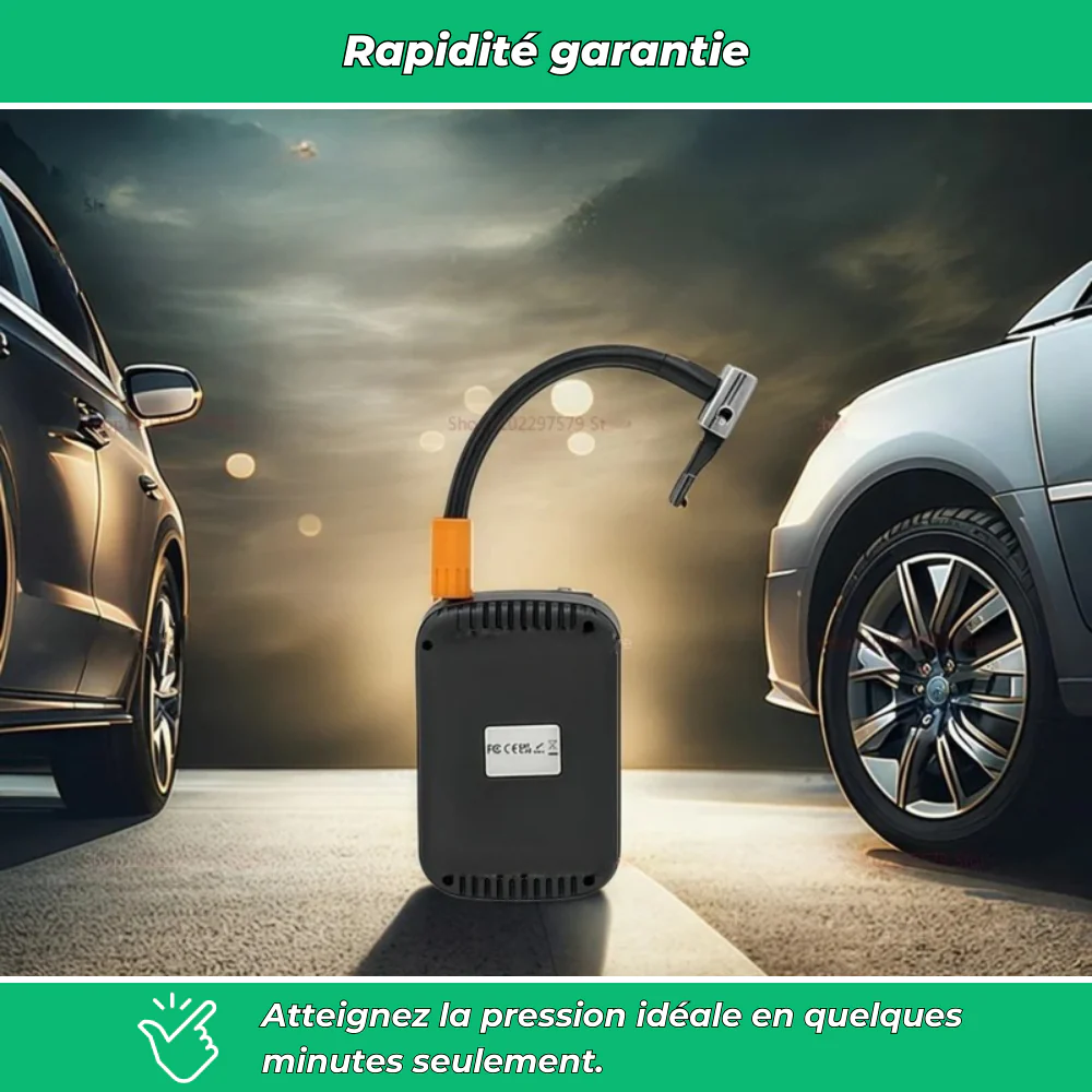 Compresseur à air portable sans fil – Gonfleur pneus - Image 4