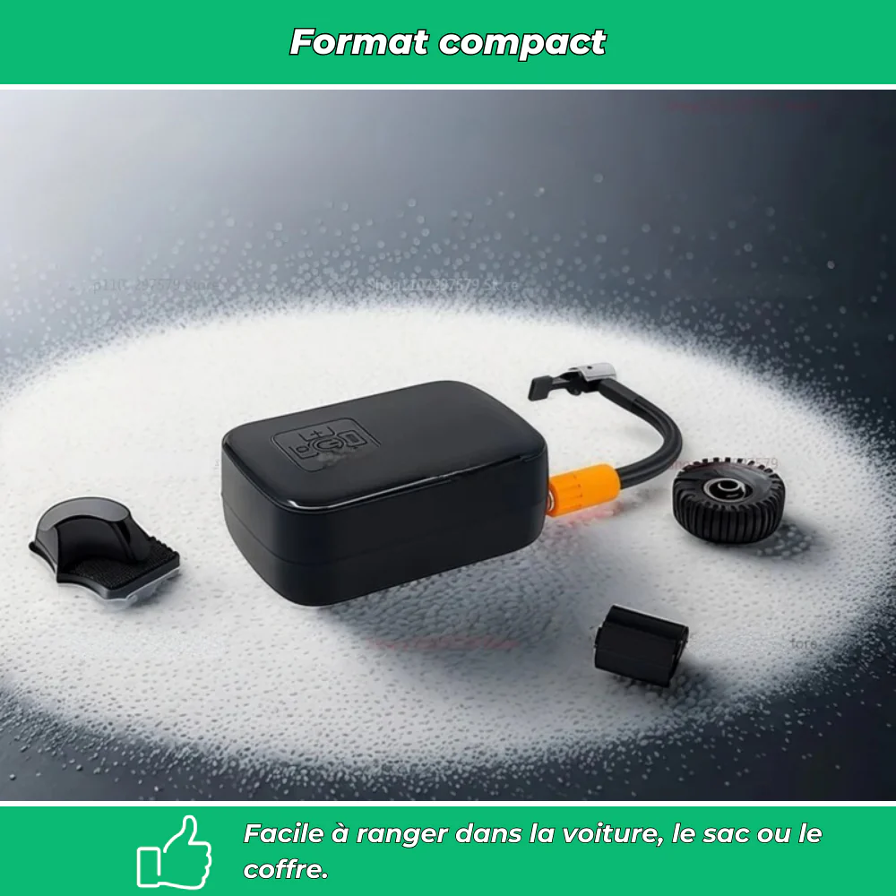 Compresseur à air portable sans fil – Gonfleur pneus - Image 5