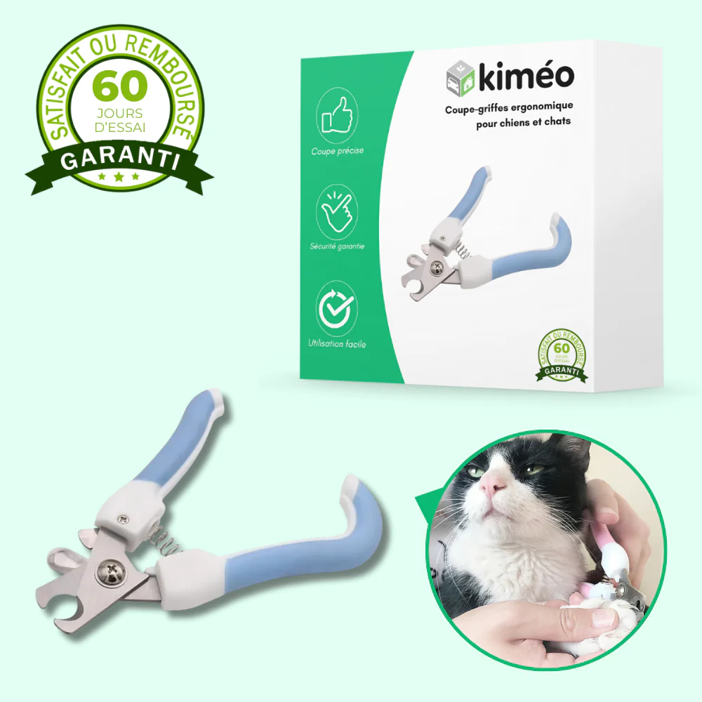 Coupe-griffes ergonomique pour chien et chat – Sécurité et confort de toilettage - Image 2