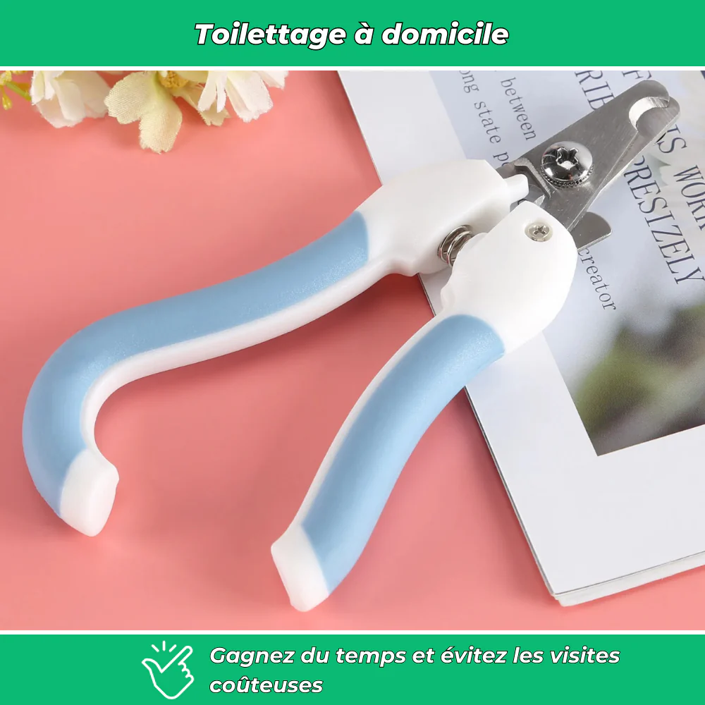 Coupe-griffes ergonomique pour chien et chat – Sécurité et confort de toilettage - Image 5