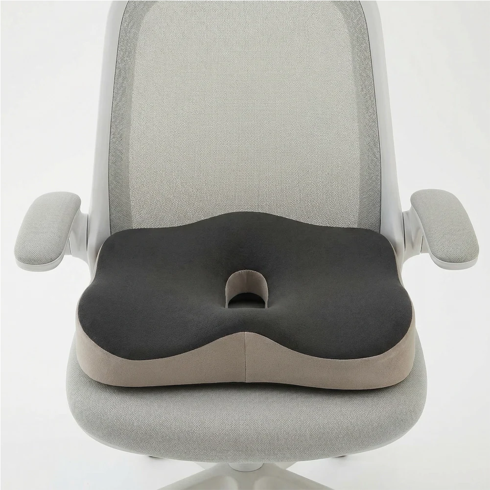 Coussin Ergonomique Confort | Coussin en Mousse Mémoire pour Chaise Bureau Voiture Soutien Coccyx - Image 2