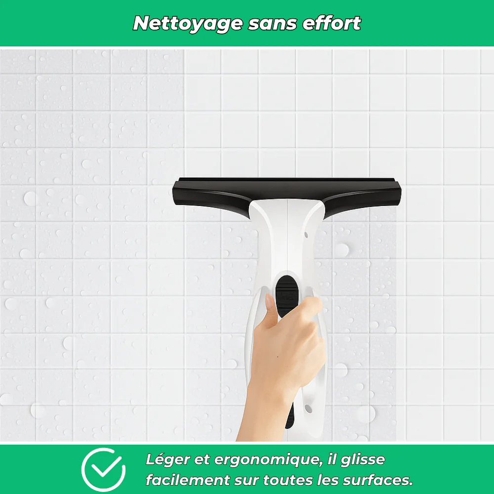 CrystalClean – Nettoyeur de vitres électrique 2200 mAh | Vitres, miroirs, douches et comptoirs - Image 4