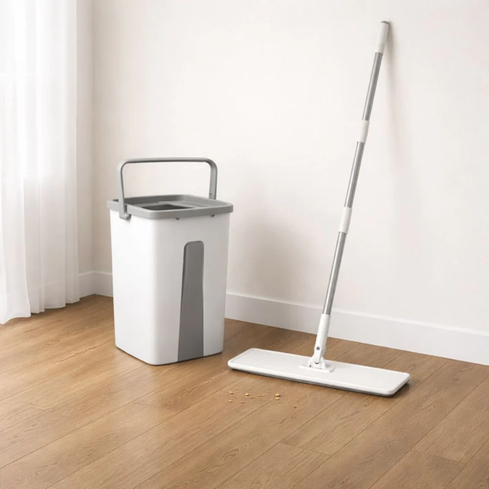 Cleanéo | Balai Serpillière Rotatif avec seau essoreur 360°