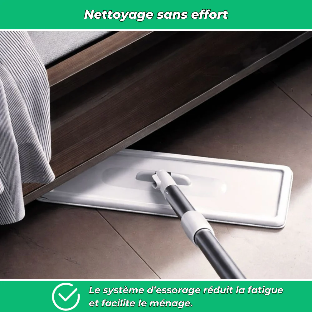 Cleanéo | Balai Serpillière Rotatif avec seau essoreur 360° - Image 3