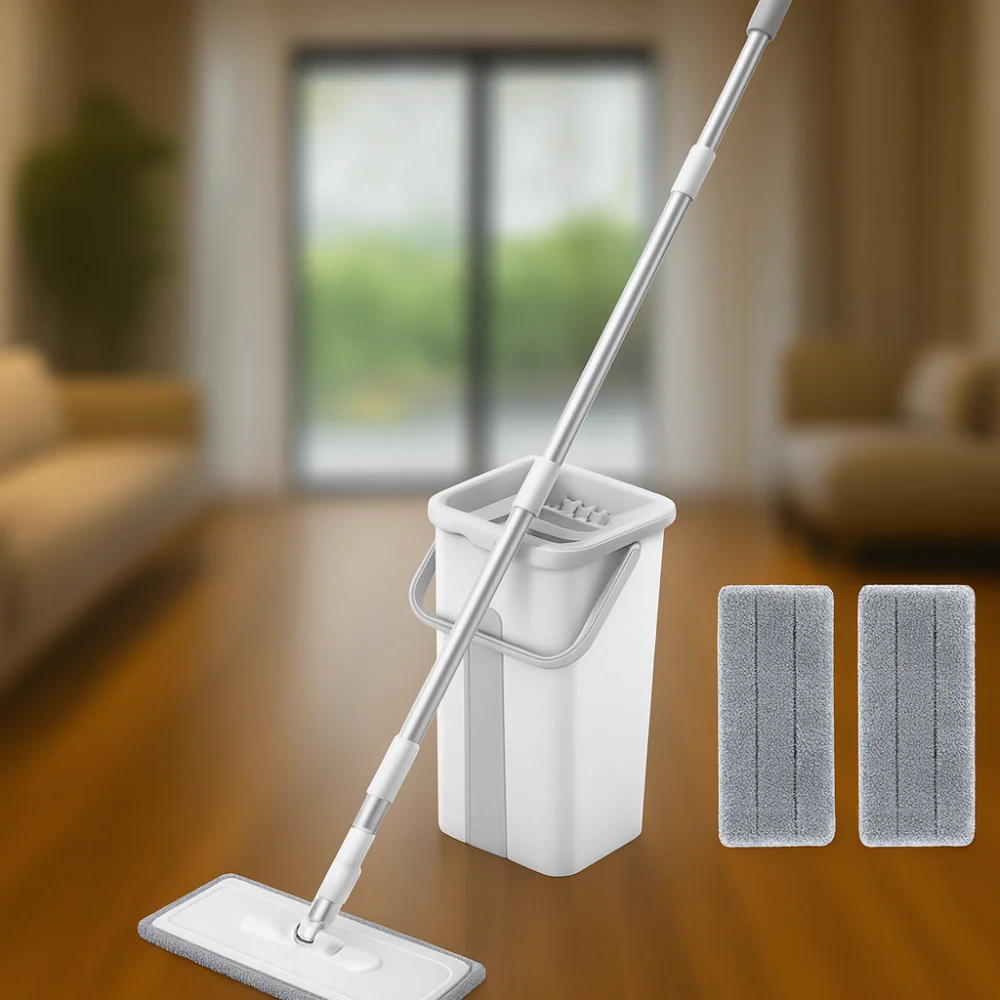 Cleanéo | Balai Serpillière Rotatif avec seau essoreur 360° - Image 6