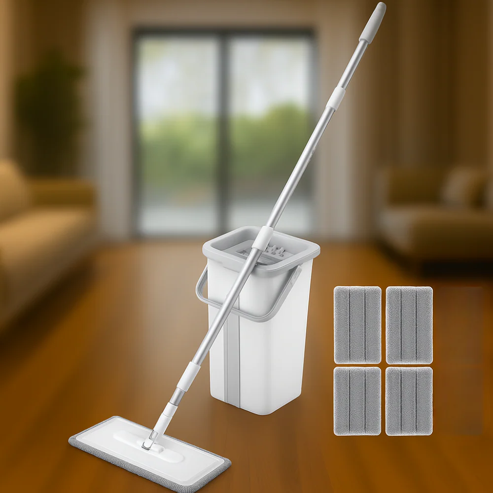 Cleanéo | Balai Serpillière Rotatif avec seau essoreur 360° - Image 7