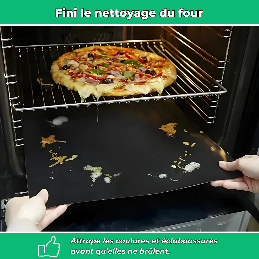 Cuisin'Pro – Tapis de four & barbecue multi-usages (Lot de 2) - Image 3