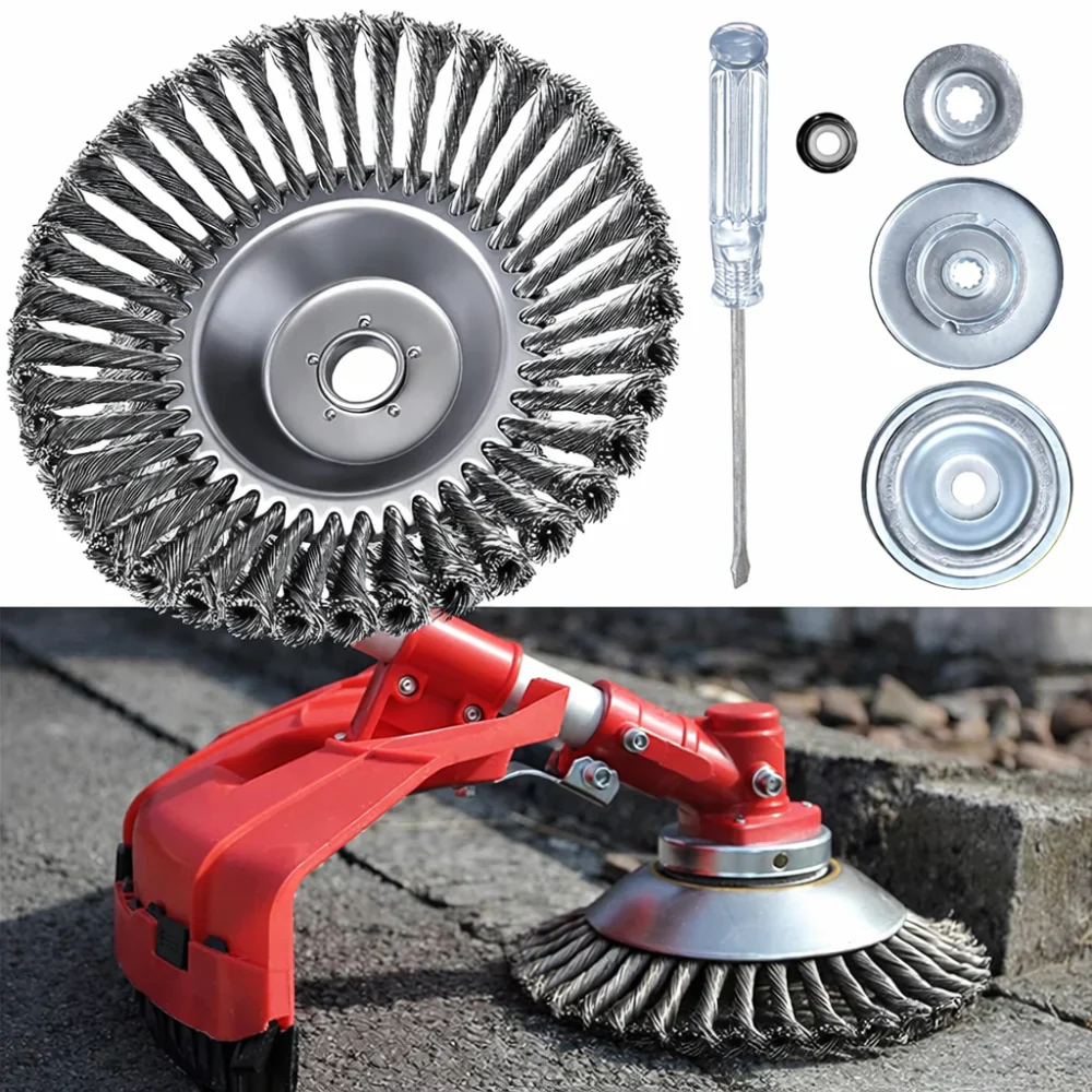 D40 PRO | Brosse Débroussailleuse en Acier | Idéale pour une Finition Impeccable et Entretien Précis - Image 3